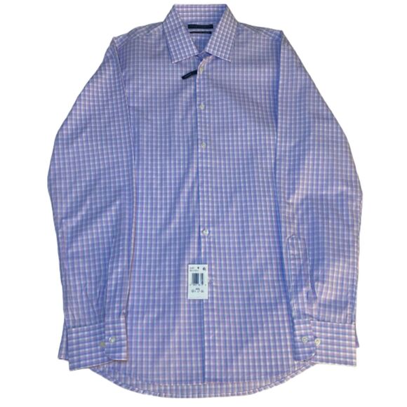 The Men's Store at Bloomingdale's Regular Fit Dress Shirt Lilac 15 1/2, 34-35 - Picture 5 of 12